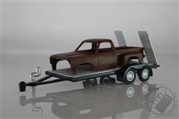 American Diorama 1:64 MiJo Exclusives Haul N Go Trailer Set 2 with Rusted Truck Body,American Diorama
