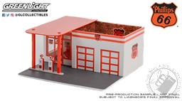 Mechanic's Corner Series 9 - Vintage Gas Station - Phillips 66,Greenlight Collectibles 