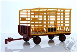 PREORDER Down on the Farm Series 7 - Bale Throw Wagon - Yellow and Red (AVAILABLE MAY-JUN 2022),Greenlight Collectibles 