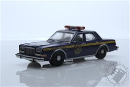 Hot Pursuit Series 42 - 1985 Dodge Diplomat - New York State Police State Trooper,Greenlight Collectibles 