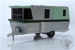 Hitched Homes Series 12 - 1962 Holiday House - Mint Green and Dark Green,Greenlight Collectibles 