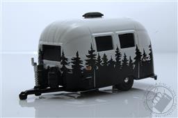 Hitched Homes Series 12 - Airstream 16’ Bambi with Forest Mural,Greenlight Collectibles 
