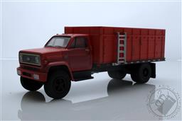 S.D. Trucks Series 15 - 1980 Chevrolet C-70 Grain Truck - Weathered Red Cab with Red Bed,Greenlight Collectibles 