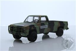 PREORDER Battalion 64 Series 2 - 1985 Chevrolet M1008 CUCV - U.S. Army Military Police - Camouflage (AVAILABLE MAY-JUN 2022),Greenlight Collectibles 