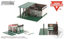 Mechanic's Corner Series 8 - Vintage Gas Station - Conoco Continental Oil Company,Greenlight Collectibles 