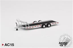 PREORDER Mini GT 1:64 Car Transport Trailer Silver (AVAILABLE APR-MAY 2022),Mini GT