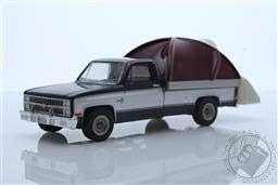 The Great Outdoors Series 2 - 1982 Chevrolet C-10 Silverado with Modern Truck Bed Tent,Greenlight Collectibles 