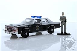 The Hobby Shop Series 14 - 1990 Ford LTD Crown Victoria - Florida Marine Patrol with Police Officer,Greenlight Collectibles 