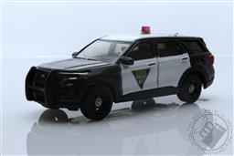 2021 Ford Interceptor Utility - New Jersey State Police 100th Anniversary - Manny's Diecast Exclusive,Greenlight Collectibles 