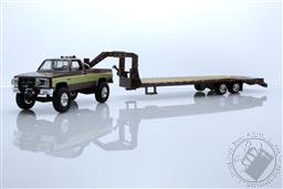 Mijo Exclusive 1982 GMC K-2500 With Gooseneck Trailer – M&J Toys Exclusive,Greenlight Collectibles 