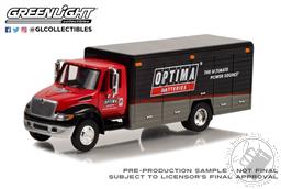 PREORDER H.D. Trucks Series 24 - International Durastar 4400 Delivery Truck - OPTIMA Batteries (AVAILABLE SEP-OCT 2022),Greenlight Collectibles 