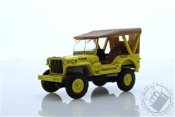 PREORDER Battalion 64 Series 3 - 1949 Willys Jeep MB - 545th Military Police Company - Camp Drake, Japan Training Camp (AVAILABLE SEP-OCT 2022),Greenlight Collectibles