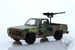 Battalion 64 Series 3 - 1984 Chevrolet M1009 CUCV in Camouflage with Mounted Machine Guns,Greenlight Collectibles