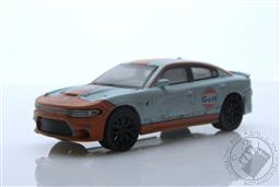 2018 Dodge Charger Hellcat - Gulf Oil (Dirty Version) - TDP Exclusive,Greenlight Collectibles