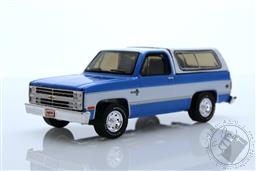 Barrett-Jackson 'Scottsdale Edition' Series 11 - 1984 Chevrolet K5 Blazer Custom (Lot #534) - Blue and White,Greenlight Collectibles
