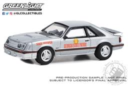 Hot Pursuit Series 44 - 1982 Ford Mustang GT - Georgia State Patrol State Trooper Test Car,Greenlight Collectibles