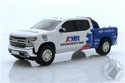 2021 Chevrolet Silverado - 2021 NTT IndyCar Series AMR IndyCar Safety Team with Safety Equipment in Truck Bed (Hobby Exclusive),Greenlight Collectibles