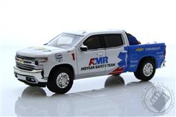 PREORDER 2022 Chevrolet Silverado - 2022 NTT IndyCar Series AMR IndyCar Safety Team #1 with Safety Equipment in Truck Bed (Hobby Exclusive) (AVAILABLE NOV-DEC 2022),Greenlight Collectibles