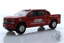 PREORDER 2021 Chevrolet Silverado - 2021 NTT IndyCar Series AMR IndyCar Safety Team in Red with Safety Equipment in Truck Bed (Hobby Exclusive) (AVAILABLE NOV-DEC 2022),Greenlight Collectibles