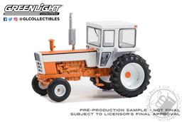 PREORDER Down on the Farm Series 8 - 1973 Tractor with Enclosed Cab - Orange and White (AVAILABLE JAN-FEB 2023),Greenlight Collectibles