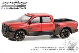 PREORDER Down on the Farm Series 8 - 2017 Ram 2500 Power Wagon - Red with Mud Spatter (AVAILABLE JAN-FEB 2023),Greenlight Collectibles