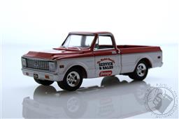 Busted Knuckle Garage Series 2 - 1972 Chevrolet C-10 Shortbed “The Busted Knuckle Garage Service & Sales”,Greenlight Collectibles