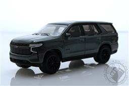 PREORDER Showroom Floor Series 3 - 2023 Chevrolet Tahoe RST - Silver Sage Metallic (AVAILABLE FEB-MAR 2023),Greenlight Collectibles