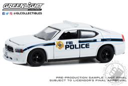 PREORDER Hot Pursuit Special Edition - FBI Police (Federal Bureau of Investigation Police) - 2008 Dodge Charger Police Pursuit (Hobby Exclusive) (AVAILABLE MAR-APR 2023),Greenlight Collectibles