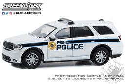 PREORDER Hot Pursuit Special Edition - FBI Police (Federal Bureau of Investigation Police) - 2018 Dodge Durango Police Pursuit (Hobby Exclusive) (AVAILABLE MAR-APR 2023),Greenlight Collectibles