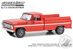 PREORDER Down on the Farm Series 8 - 1970 Ford F-100 Farm and Ranch Special with Side Cargo Boards - Candy Apple Red (AVAILABLE JAN-FEB 2023),Greenlight Collectibles