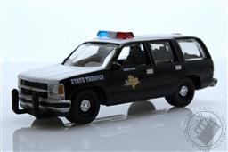 PREORDER SEPARATED SET Johnny Lightning 2-Packs - American Heroes - 2022 Release 3A - Texas Dept of Public Safety 1997 Chevrolet Tahoe Gloss Black Body w/White Roof & Hood Texas Department Public Safety Graphics (AVAILABLE NOV-DEC 2022),Johnny Lightning