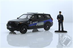 2020 Baltimore Police Ford Interceptor W/ Police Figure - Policia De Puerto Rico Exclusive,Greenlight Collectibles