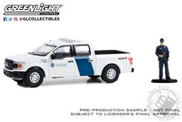 The Hobby Shop Series 15 - 2018 Ford F-150 XLT - U.S. Customs and Border Protection with Customs Officer,Greenlight Collectibles