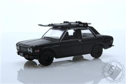 Black Bandit Series 27 - 1971 Datsun 510 with Ski Roof Rack,Greenlight Collectibles