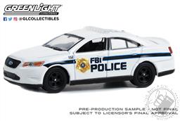 PREORDER Hot Pursuit Special Edition - FBI Police (Federal Bureau of Investigation Police) - 2013 Ford Police Interceptor (Hobby Exclusive) (AVAILABLE MAR-APR 2023),Greenlight Collectibles