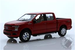 PREORDER Auto World Worlds Best Dad - 2018 Ford F150 Lariat Pickup Truck with Base and Trading Card in Red and Black with White Stripe &  Worlds Best Mom - 1984 Dodge Caravan with Base & Trading Card in Silver and Blue (AVAILABLE APR-MAY 2023),Auto World