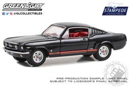 PREORDER The Drive Home to the Mustang Stampede Series 1 - 1965 Ford Mustang GT - Raven Black with Red Stripes (AVAILABLE MAY-JUN 2023),Greenlight Collectibles