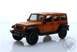 PREORDER Auto World Premium - 2023 Release 2A - 2013 Jeep Wrangler Unlimited Moab Edition in Crush Orange (AVAILABLE MAY-JUN 2023),Auto World