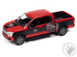 PREORDER Auto World - Big Country Collectibles - 2023 Release 1 - PBR 2019 Ford F-150 in Red and Black with PBR Graphics (AVAILABLE JUN-JUL 2023),Auto World