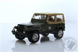 US Army Base - 1995 Jeep Wrangler YJ - US Army,Greenlight Collectibles