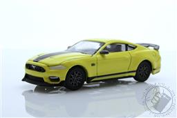 GreenLight Muscle Series 27 - 2021 Ford Mustang Mach 1 - Grabber Yellow,Greenlight Collectibles