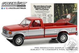 Vintage Ad Cars Series 9 - 1987 Ford F-150 “The New Shape Of Tough”,Greenlight Collectibles