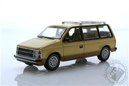 Auto World Premium - 2023 Release 2B - 1985 Plymouth Voyager in Cream with Tan Lower Sides,Auto World
