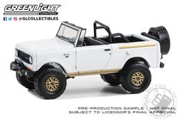 PREORDER All-Terrain Series 15 - 1970 Harvester Scout Comanche - White and Orange (AVAILABLE JUN-JUL 2023),Greenlight Collectibles