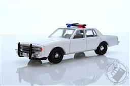 Hot Pursuit - 1980-90 Chevrolet Caprice - White (Hobby Exclusive) w/ Lightbar,Greenlight Collectibles