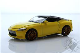 Auto World Premium - 2023 Release 3B - 2023 Nissan Z in Ikazuchi Yellow with Gloss Black Roof,Auto World