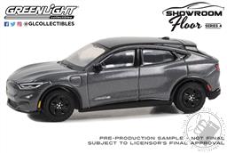PREORDER Showroom Floor Series 4 - 2023 Ford Mustang Mach-E California Route 1 - Carbonized Gray Metallic (AVAILABLE AUG-SEP 2023),Greenlight Collectibles