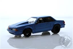 1993 Ford Mustang Foxbody Coupe With Hood Scoop – Blue – LP Diecast Garage Exclusive Greenlight ,Greenlight Collectibles