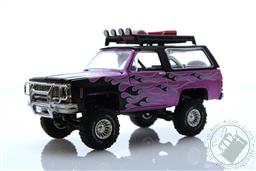 M2 Machines 1973 Chevy K5 Blazer 4x4 - Special Order Paint Color: Pink with Flames,M2 Machines