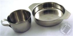 Set: Stainless Steel Toddler Cup & Bowl,Old World Cuisine